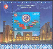 2022. Uzbekistan, Shanghai Cooperation Meeting, S/s, Mint/** - Oezbekistan