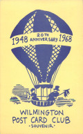Etats-Unis - Delaware - Aviation - Ballons - Montgolfière - Illustrateur - Wilmington - Post Card Club - Souvenir - Wilmington