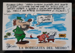 Lupo Alberto CHE GUEVARA Parody Smoke Cigar Carte Postale - Bandes Dessinées