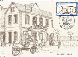 CPM - Sochaux - Brasserie - Illustration Signé J.Nief - Année 2000 - Sochaux