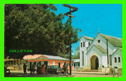 TAMBORIL, RÉPUBLIQUE DOMINICAINE - PARQUE E IGLESIA DE TAMBORIL - CHURCH & PARK OF TAMBORIL - WRITTEN - LIBRERIA TONY - - Dominicaine (République)