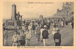 BELGIQUE - Blankenberge - La Digue Et Le Monument De Bruyn - Carte Postale Ancienne - Blankenberge