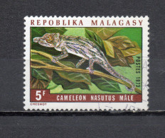 MADAGASCAR   N° 524   OBLITERE   COTE 0.15€     CAMELEON ANIMAUX - Madagascar (1960-...)