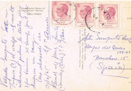 50228. Postal Aerea IZMIR (Turquia) 1979 To Barcelona. Ruinas Romanas De EFESO, Efes (turquia) - Storia Postale