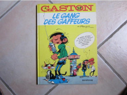 GASTON LAGAFFE  T12 LE GANG DES GAFFEURS  FRANQUIN - Gaston