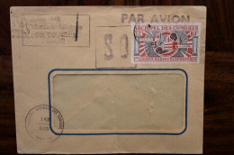 1972 Comores France Cover Air Mail Poste Aerienne Par Avion Timbre 1ere Liaison Radiotéléphonique Moroni Trésorerie - Cartas & Documentos