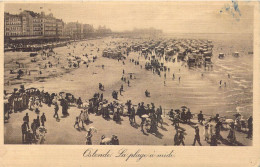 BELGIQUE - Ostende - La Plage à Midi - Carte Postale Ancienne - Oostende