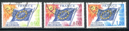 FRANCE- Service Y&T N°46 à 48- Oblitérés - Afgestempeld