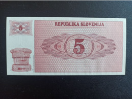 Slovenie Billet  5 Tollar 1990  Neuf Tbb+ - Slovenië