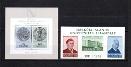 Islandia   1961-83   .-   Y&T  Nº   3 - 5   Block    ** - Blokken & Velletjes