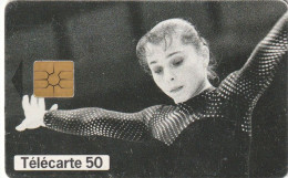 F 959   .  LUDIVINE FURNON F.T. GYM  -   50 U  -  GEM2 .  COTE  = 6 €  .  2 SCANES - 1999