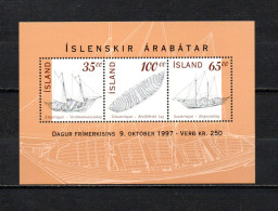 Islandia   1997   .-   Y&T  Nº   20   Block    ** - Hojas Y Bloques