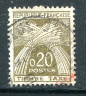 FRANCE- Taxe Y&T N°92- Oblitéré - 1960-.... Usati
