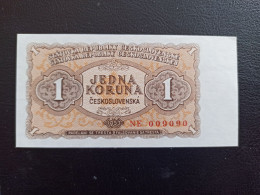 Tchecoslovaquie  Billet  1 Koruna 1953 Neuf TBE+ - Czechoslovakia