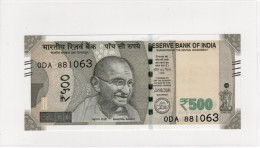 INDE 500 Rupees 2016 UNC 0DA 881063 - Indien