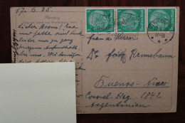 1935 Heffelberg Ak Allemagne Dt Reich Cover Nurnberg Oblit Temporaire - Cartas & Documentos