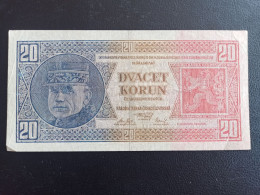 Tchecoslovaquie  Billet  20 Korun 1926 - Checoslovaquia