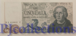 ITALIA - ITALY 5000 LIRE 1971 PICK 102a UNC - 5000 Lire