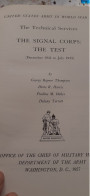 The Signal Corps The Test GEORG RAYNOR THOMPSON Department Of The Army 1957 - Ejército Británico