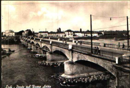 46413) CARTOLINA DI LODI-PONTE SUL FIUME ADDA- VIAGGIATA - Lodi