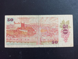 Tchecoslovaquie  Billet  50 Korun 1987 - Tchécoslovaquie