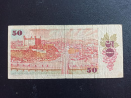 Tchecoslovaquie  Billet  50 Korun 1987 - Czechoslovakia