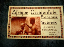 S13255 Carnet 12 Cartes Afrique Occidentale Française - Non Classés