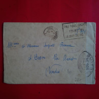 LETTRE PAU POUR BENET CACHET OUVERT AUTORITE 1940 - Briefe U. Dokumente