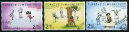 Türkiye 2019 Mi 4487-4489 Children's Games: Hide & Seek, Hopscotch, Marbles | Children's Play, Kid Games - Used Stamps