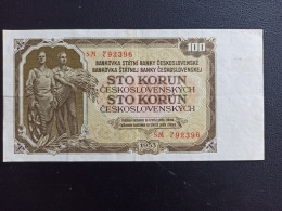 Tchecoslovaquie  Billet  100 Korun 1953  Tbe+ - Tsjechoslowakije