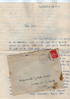 TB 4237 - 1951 - Lettre En Franchise Militaire - Soldat Albert GINAC ? à INNSBRUCK Pour Melle Ginette ANDRE à CREST - Covers & Documents