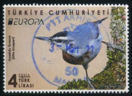 Türkiye 2019 Mi 4493 Europa, Krüper's Nuthatch, Birds Of Prey, CEPT - Gebraucht