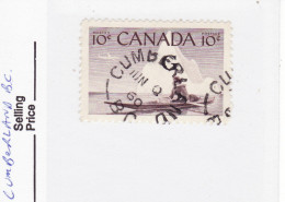 4554) Postmark Cancel CDS SON BC Split - Used Stamps