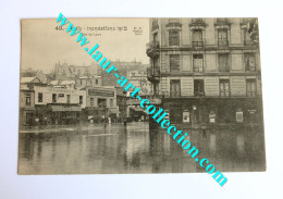 CPA 75 - INONDATION DE PARIS 1910 - RUE DE LYON - ANCIENNE CARTE POSTALE ANIMÉE    (1505.5) - Floods