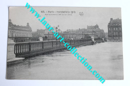 CPA 75 INONDATION DE PARIS JANVIER 1910 PONT DE SOLFERINO ANCIENNE CARTE POSTALE    (1505.6) - Überschwemmungen