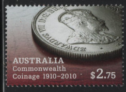 Australia 2010 MNH Sc 3223 $2.75 Face Of 1910 2sh Coin - Mint Stamps