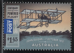 Australia 2010 MNH Sc 3228 $1.45 Bi-plane John Duigan 7 October 1910 - Mint Stamps