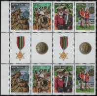 Australia 2010 MNH Sc 3247b 55c Soldiers, Veterans Kokoda Campaign 65th Gutter - Mint Stamps