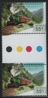 Australia 2010 MNH Sc 3255 55c West Coast Wilderness Railway Journey Gutter - Mint Stamps