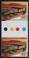 Australia 2010 MNH Sc 3256 55c The Indian Pacific Railway Journey Gutter - Mint Stamps