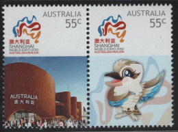 Australia 2010 MNH Sc 3263a 55c Pavilion, Peng Peng Mascot EXPO 2010 - Mint Stamps