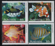 Australia 2010 MNH Sc 3274a 60c Colourful Reef Fish Block - Mint Stamps