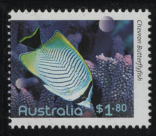 Australia 2010 MNH Sc 3276 $1.80 Chevron Butterflyfish - Mint Stamps