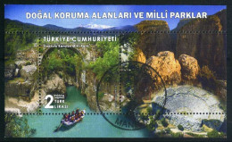 Türkiye 2019 Mi 4540 [Block 193] Köprülü Canyon National Park, Tourism, Boat - Gebraucht