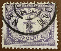 Netherlands 1899 New Daily Stamps ½ C - Used - Gebruikt
