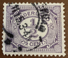 Netherlands 1899 New Daily Stamps ½ C - Used - Gebruikt