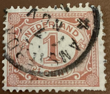 Netherlands 1899 New Daily Stamps 1 C - Used - Gebruikt