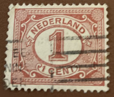 Netherlands 1899 New Daily Stamps 1 C - Used - Gebruikt