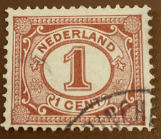 Netherlands 1899 New Daily Stamps 1 C - Used - Gebruikt