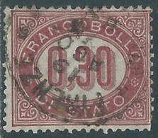 1875 REGNO SERVIZIO DI STATO USATO 30 CENT - P12 - Oficiales